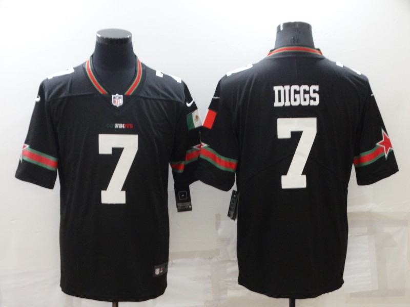Cheap 2021 Men Nike NFL Dallas cowboys 7 Diggs black Vapor Untouchable jerseys